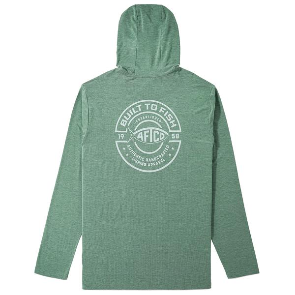 OCEAN BOUND UPF HOOD DUCKGREENHEATHER