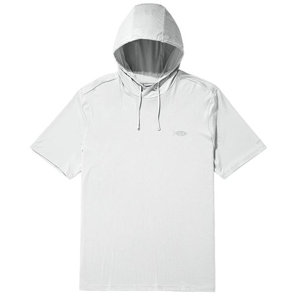 SAMURAI S/S HOOD OYSTERGREYHEATHER