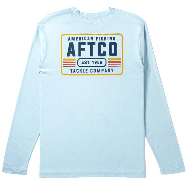 MEN'S LICENSE PLATE UVX L/S AIRYBLUEHEATHER