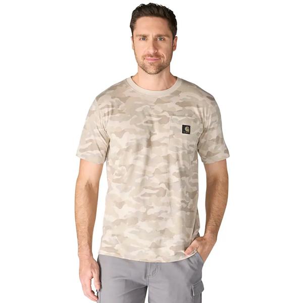 MEN'S IRVINE RELAXED CAMO T-SHIRT A51/FOSSILTANCAMO