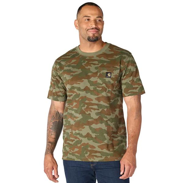MEN'S IRVINE RELAXED CAMO T-SHIRT GP5/ARMYGREENCAMO