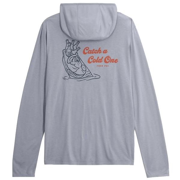 MEN`S BAMBOO LIGHTWEIGHT GRAPHIC HOODIE G001/CATCHCOLD1ASPEN