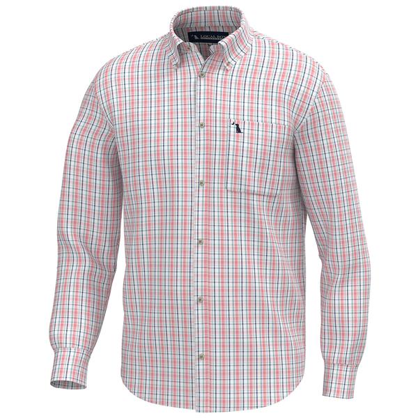 MEN'S BUFFKIN DRESS SHIRT SPPK/SPRMNT/PLM/PNK