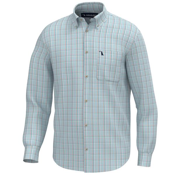 MEN'S BUFFKIN DRESS SHIRT TAS/TEAL/AQUA/SLMN
