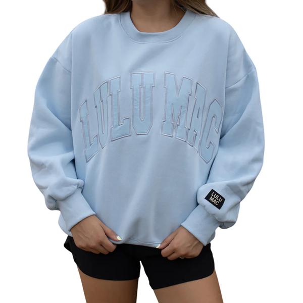 WOMEN'S MONO SWEATSHIRT LIGHTBLUE