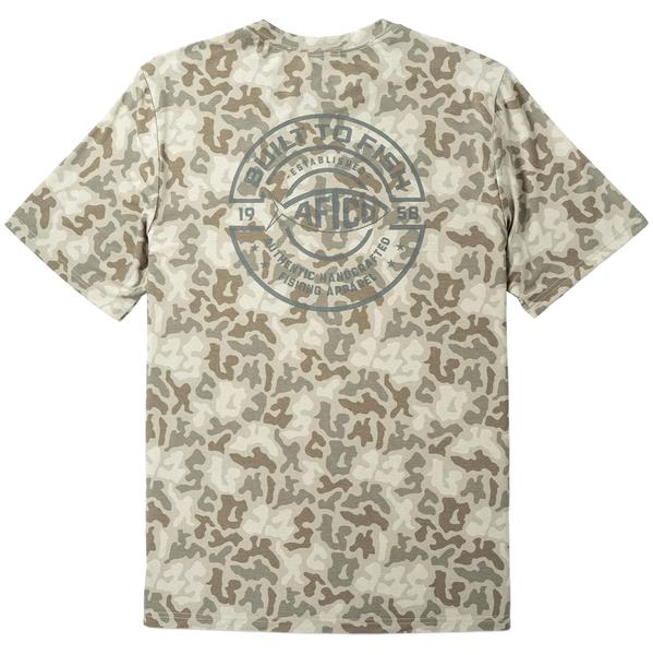 MENS OCEAN BOUND PRINTED S/S SANDGROUPERCAMO