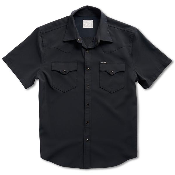 MEN'S PERFORMANCE WESTERN PEARL SNAP S/S BLACK