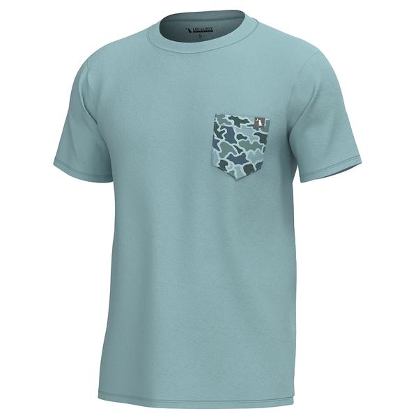 YOUTH S/S HEATHER BLEND CREW MDMC/DKMNTBLUDGMNCMO