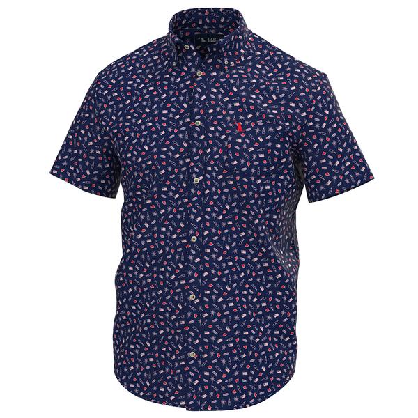 MEN'S LOW COUNTRY BUTTON DOWN LOTF/LANDOFTHEFREE