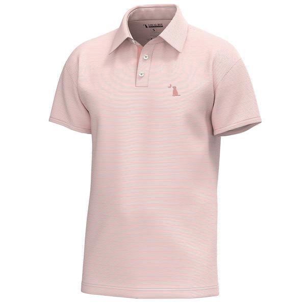 YOUTH PALMS POLO SRW/SORBET/WHITE