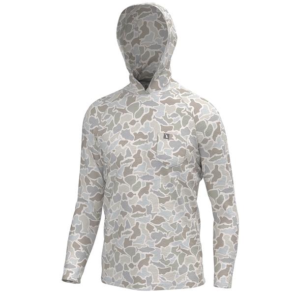 MEN'S HEATHER BLEND HOODIE SWC/SALTWATERCAMO