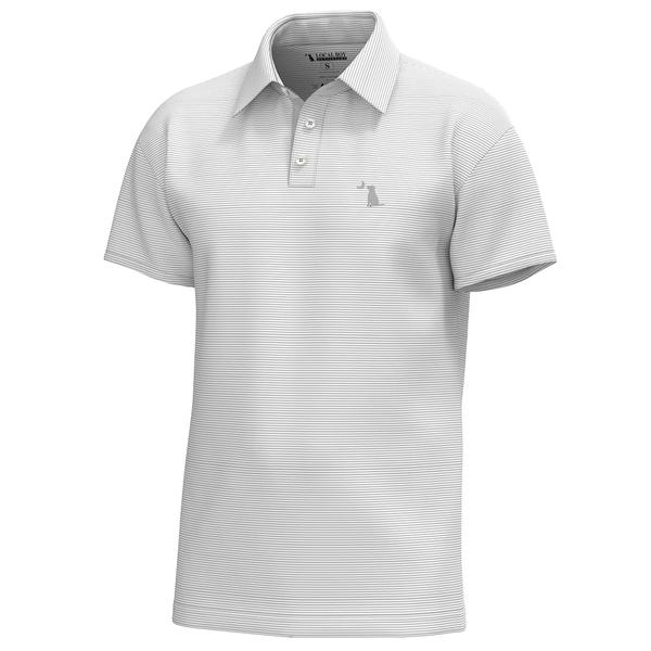 MEN'S PALMS POLO LGW/LIGHTGREY/WHITE