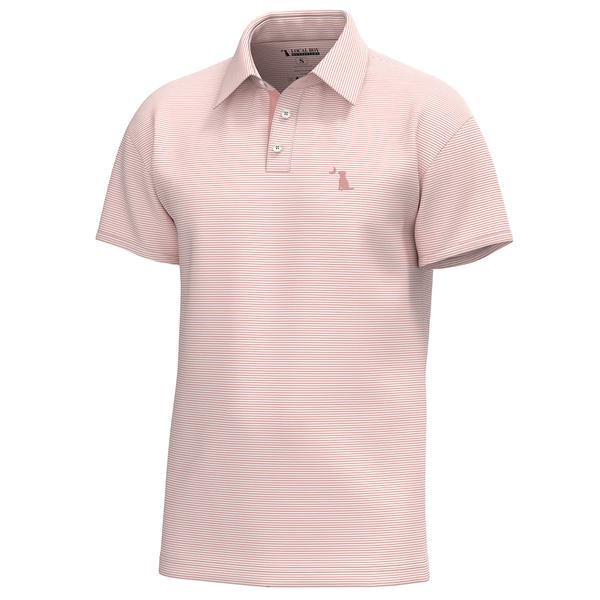 MEN'S PALMS POLO SRW/SORBET/WHITE