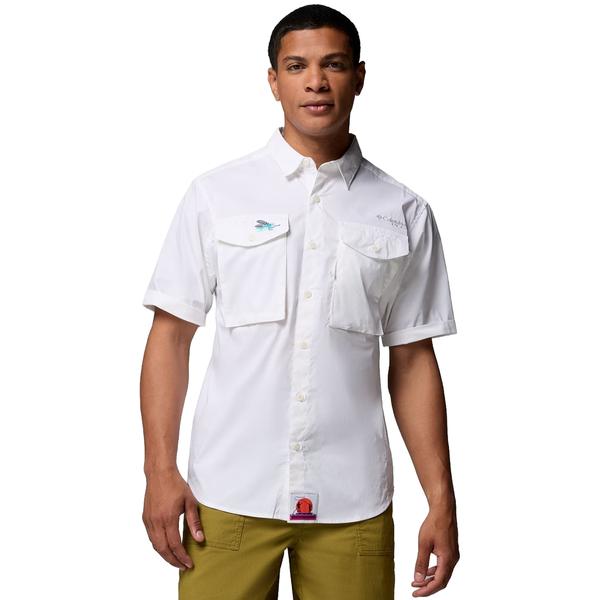 MEN'S BONEFISH FLATS S/S SHIRT 100/WHITE