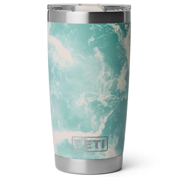 RAMBLER 20OZ TUMBLER MS SEAFOAM PATTERN