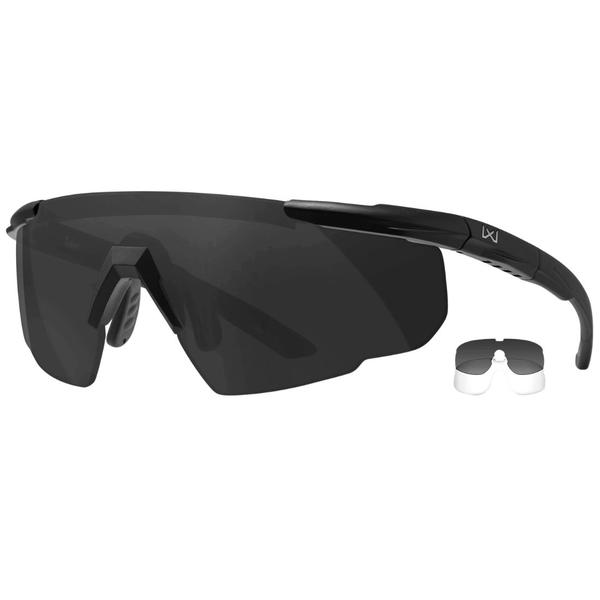 SABER ADVANCED GREY/CLEAR/2 MATTE BLACK