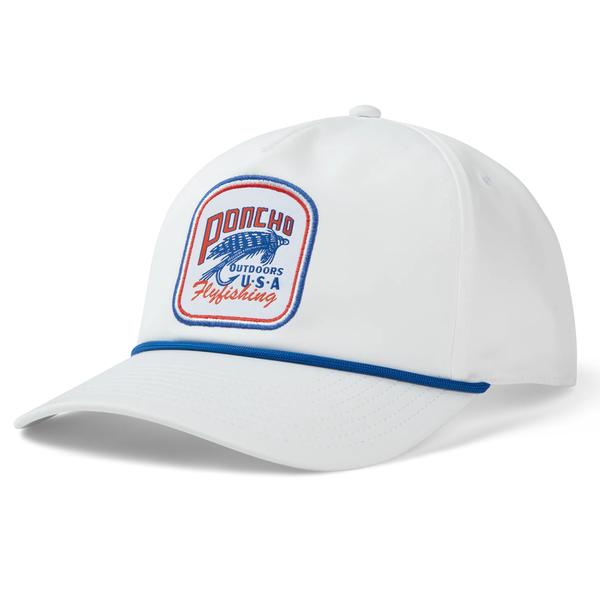 FLY FISHING HAT WHITE