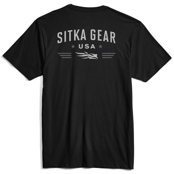 MEN'S WINGMAN S/S SHIRT BK/SITKABLACK