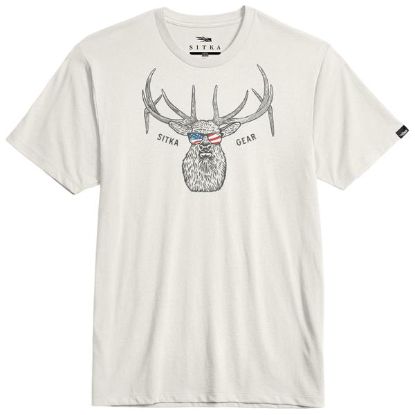MEN'S AMERICAN ELK S/S SHIRT IVY/IVORY