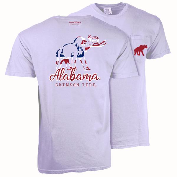 AMERICAN OUTLINE CC S/S TEE ORCHID