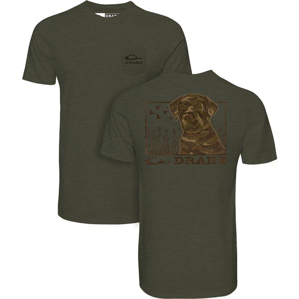 CHOCOLATE LAB TEE S/S OLV/OLIVE