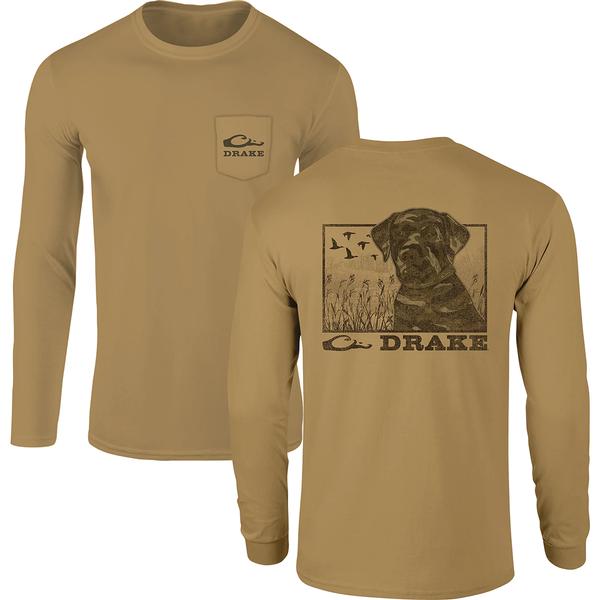 CHOCOLATE LAB T L/S HYM/HONEYMUSTARD