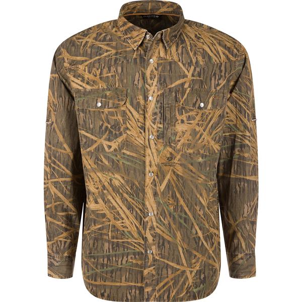 CINCO RANCH ACID WASH SHIRT 009/OGSHADOWGRASS