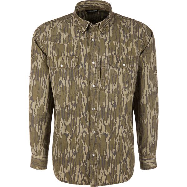 CINCO RANCH ACID WASH SHIRT 024/OGBOTTOMLAND