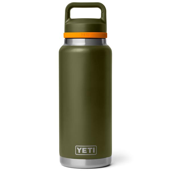 RAMBLER 36OZ BOTTLE C CHUG OLIVE/KING CRAB ORANGE