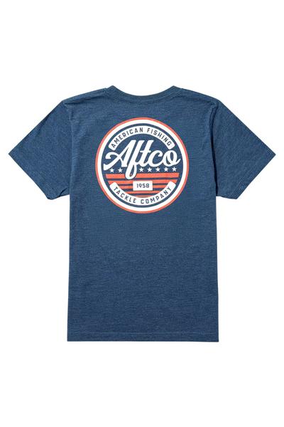 BOYS UNITED S/S TEE NAVYHEATHER