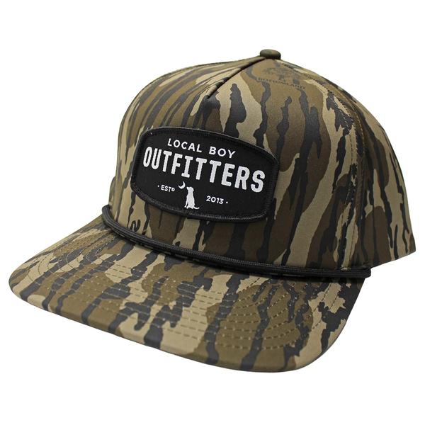 YOUTH WOVEN PATCH ROPE HAT OBLD/ORGBOTTOMLAND