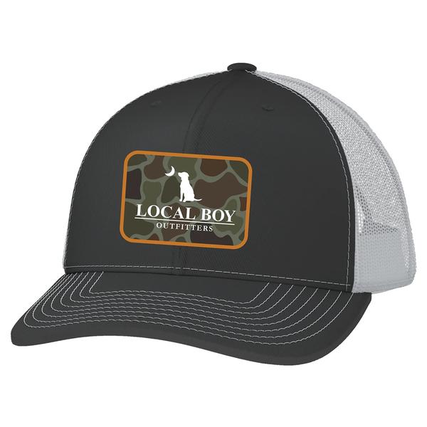 YOUTH OD POCKET PATCH TRUCKER HAT CHW/CHARCOAL/WHITE