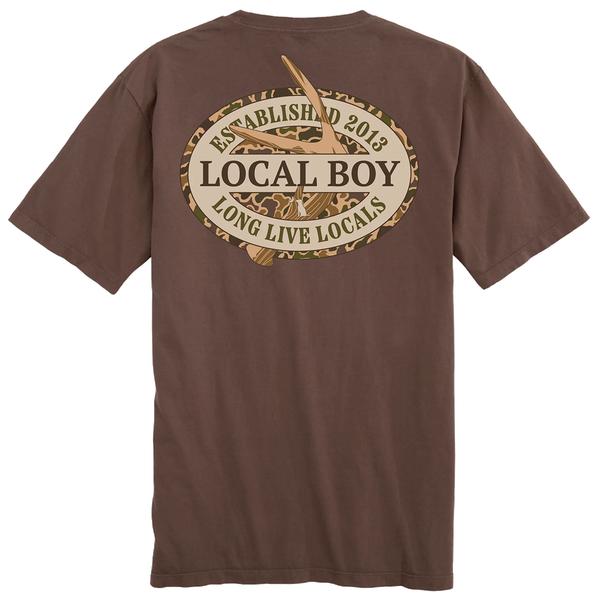 YOUTH OLD SCHOOL ANTLER OVAL S/S TEE