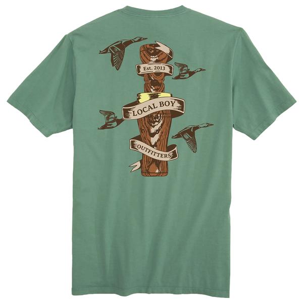 YOUTH WOODEN CALL S/S TEE LIGTHGREEN