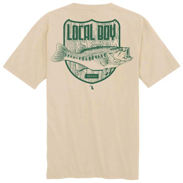 YOUTH BASS MOUNT S/S TEE LATTE