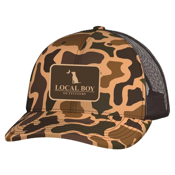 YOUTH POCKET PATCH TRUCKER HAT OSC/OLDSCHOOLCAMO