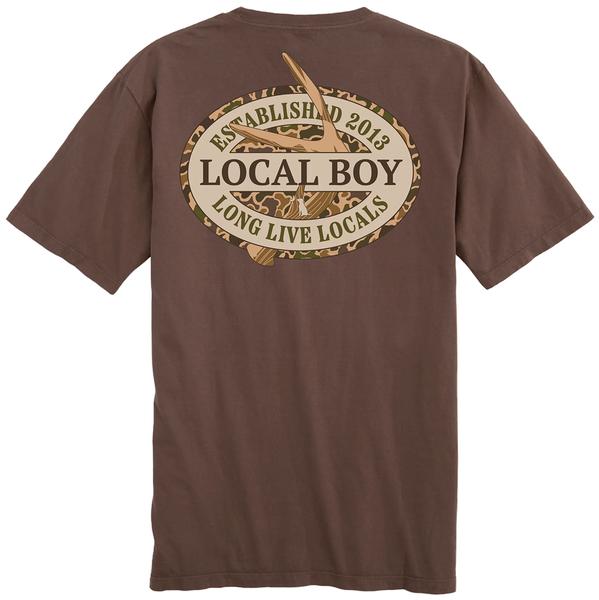 OLD SCHOOL ANTLER OVAL S/S TEE