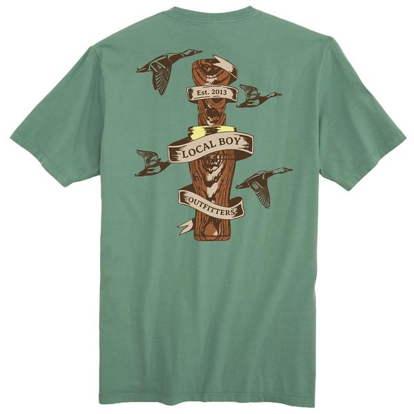 WOODEN CALL S/S TEE LIGHTGREEN
