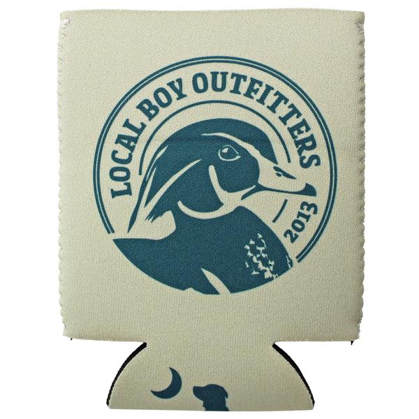 WOOD CIRCLE KOOZIE CREAM