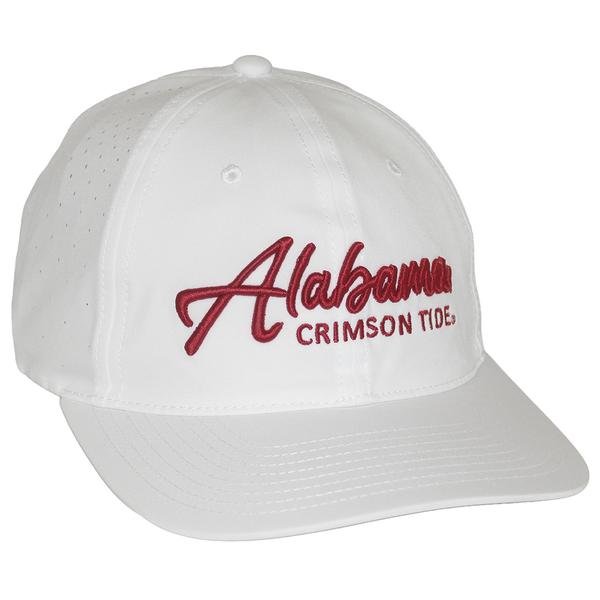 ALABAMA TIDE LASER HAT 3D EMB 226 WHITE