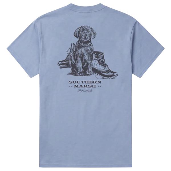 YOUTH SEAWASH PUP N BOOTS SS TEE