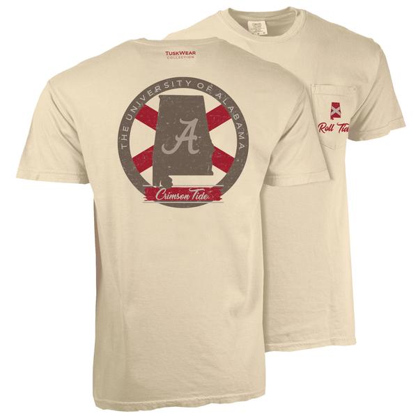 STATE SEAL CC S/S TEE IVORY