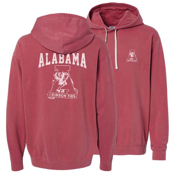 ALABAMA VINTAGE A CCX HOODY CRIMSON