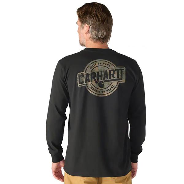 MEN'S IRVINE CAMO BADGE L/S TEE