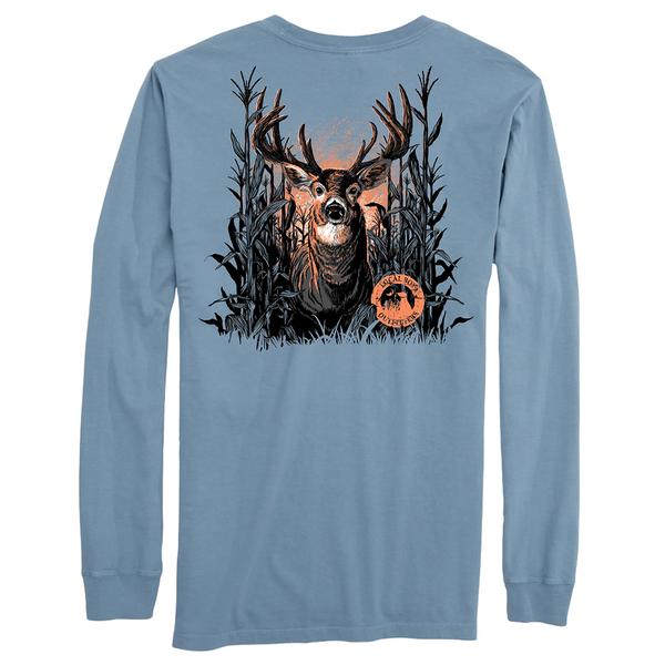 YOUTH BUCK MAZE L/S TEE