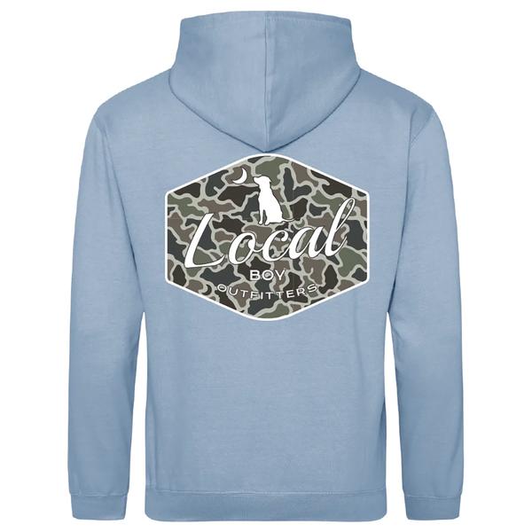 YOUTH BWH - DOG N MOON CAMO BADGE SKY/SKYBLUE