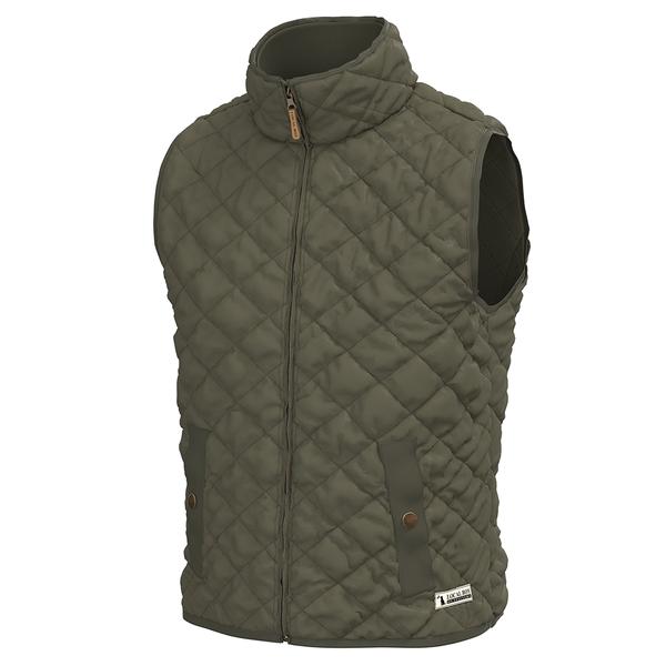 YOUTH DIAMOND QUILTED VEST CDR/CEDAR