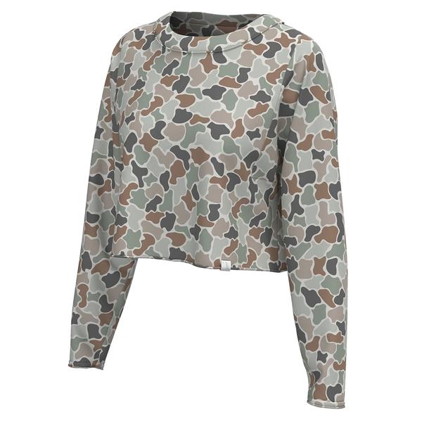 YOUTH LG BOXY CROP L/S FCFLORA