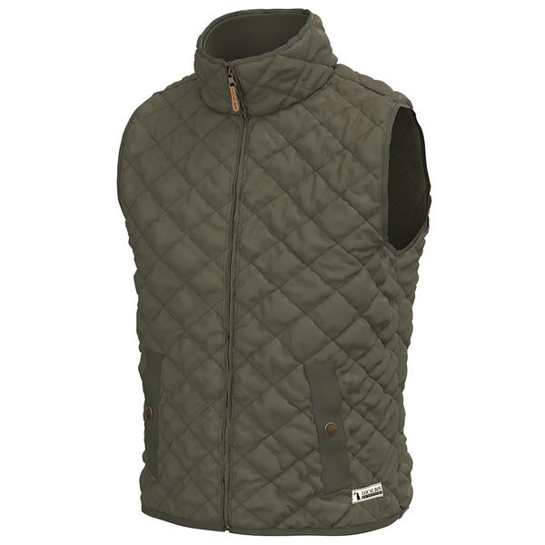 MEN'S DIAMOND QUILTED VEST CDR/CEDAR