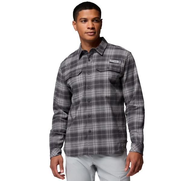 MEN'S PFG TOPWATER TECH FLANNEL 011/SHARKSHEER